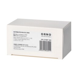 Rozbočovacia svorkovnica OR-LZ-8207/250 blok 1P 250A (vstup 1x 120mm² / výstup 4x10, 5x16 a 2x35 mm²)